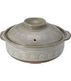 Amazon｜銀峯陶器 【正規品】 銀峯 花三島 汚れにくい 土鍋 IH対応 直